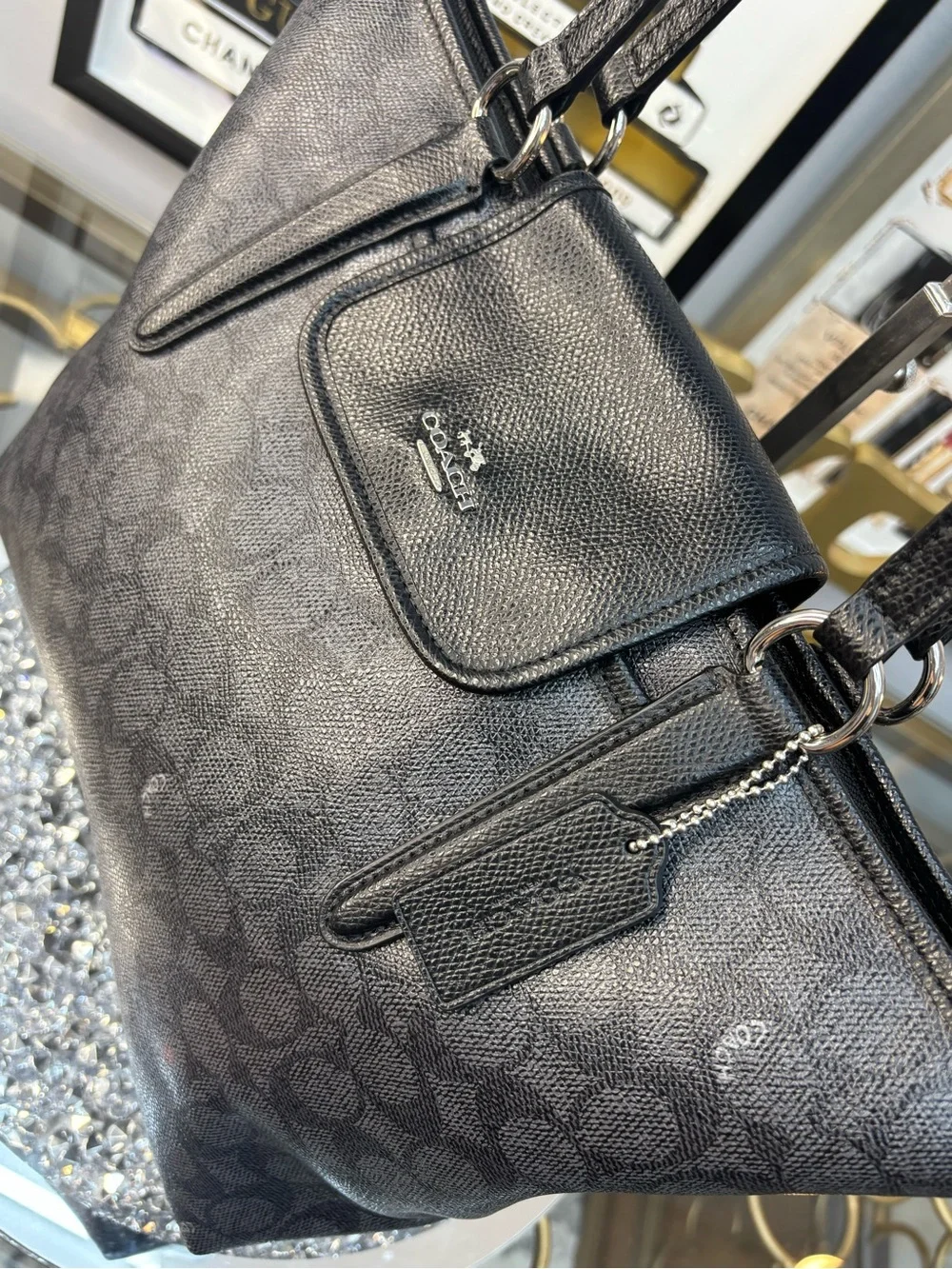 Coach 2014 Ward Signature Tote Bag EUC